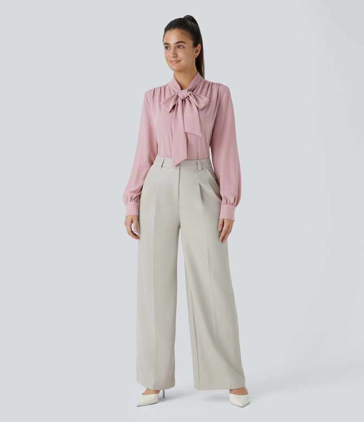 Pleat Placket Blouse