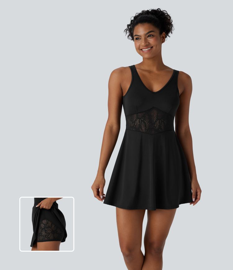 Luxe flow yoga dress