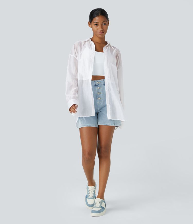 Long sleeved casual shirt