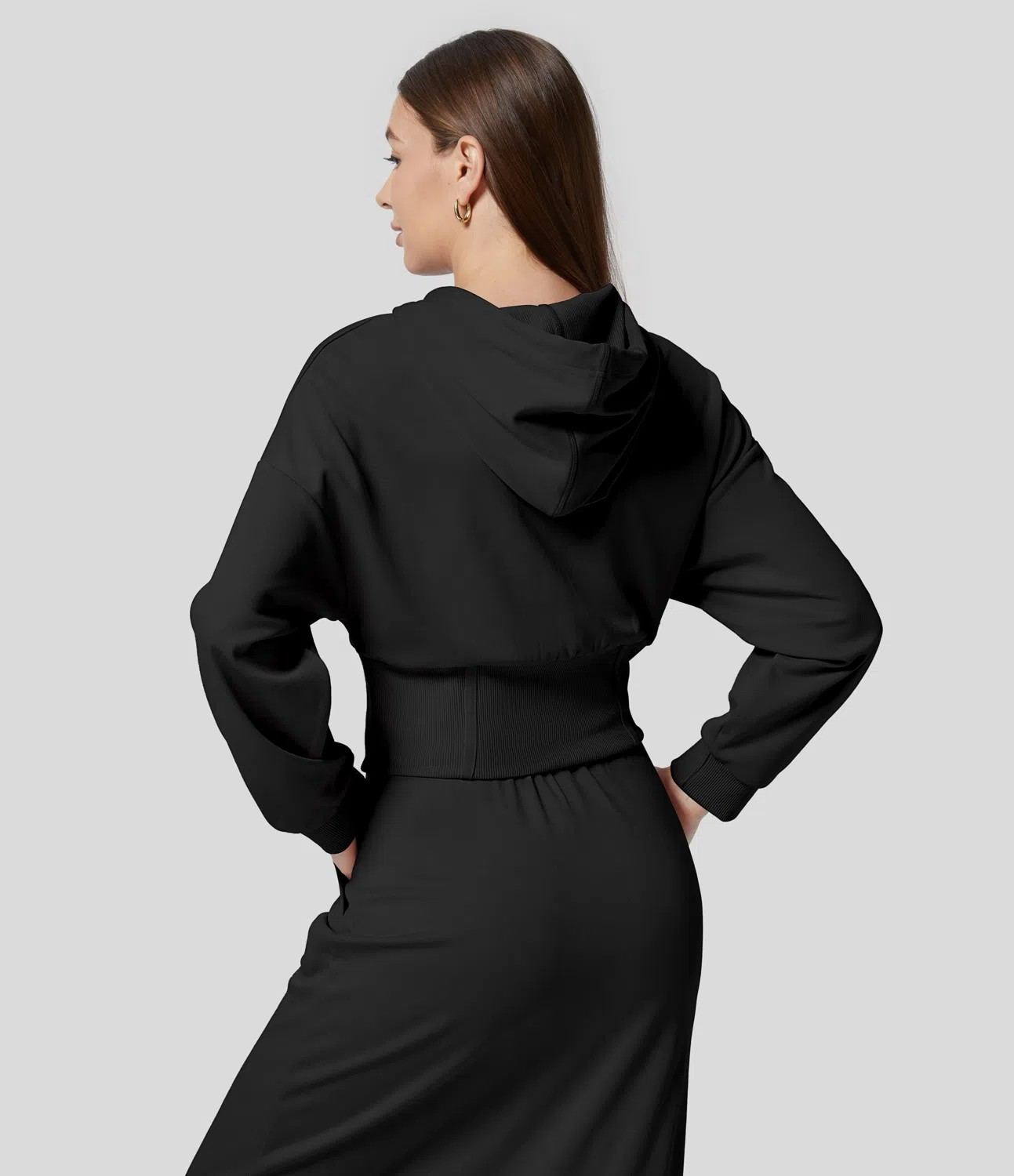 Corset Hood Sweatshirt