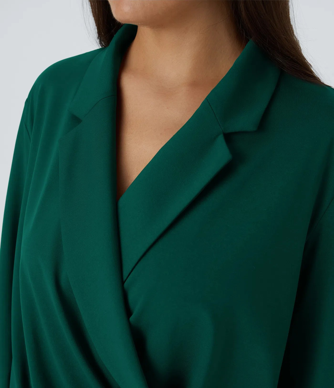 Lapel Crossover Shirt