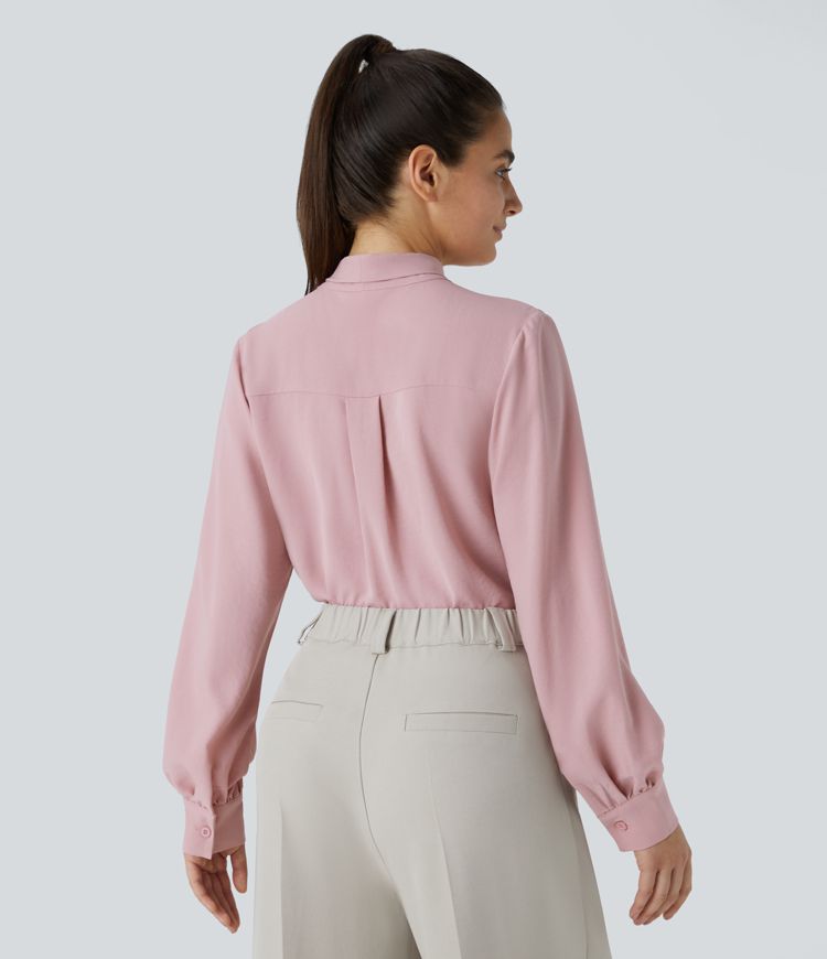 Pleat Placket Blouse