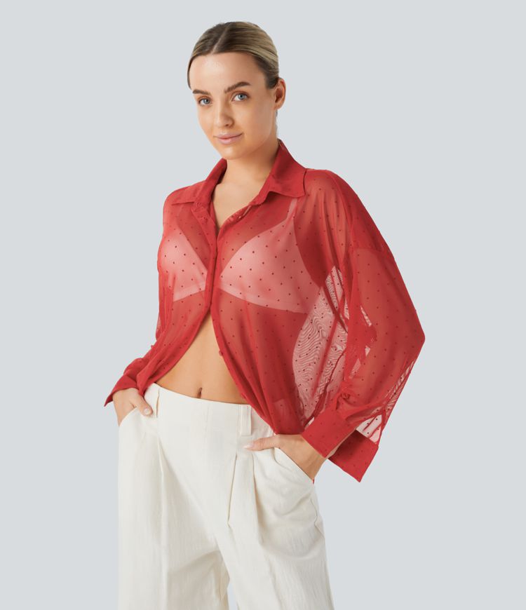 Mesh Round Shirt