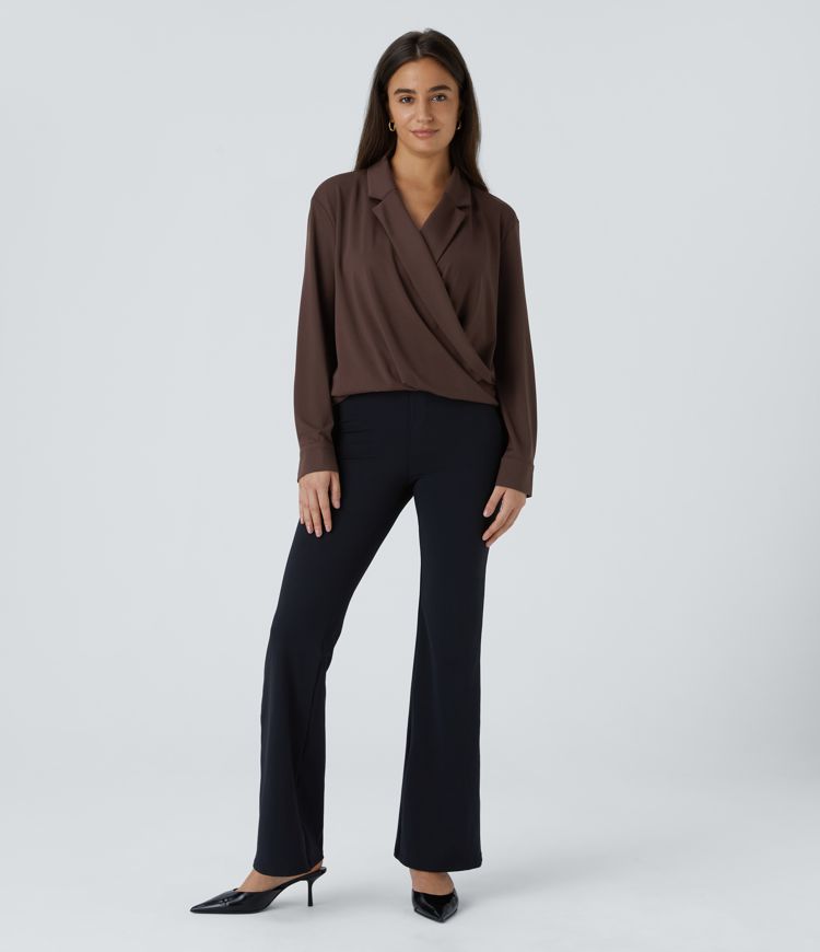 Lapel Crossover Shirt