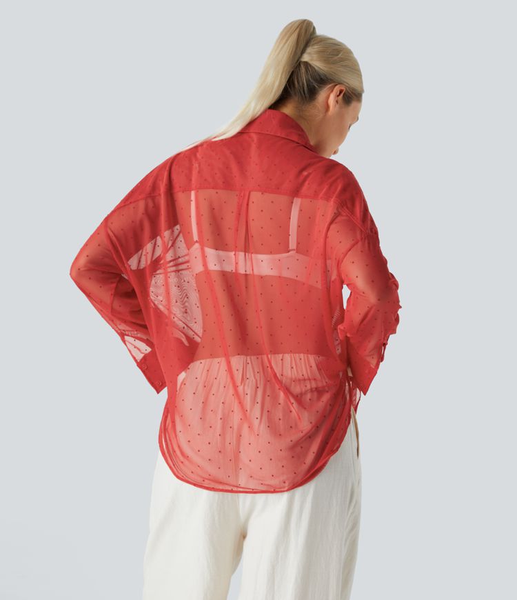 Mesh Round Shirt