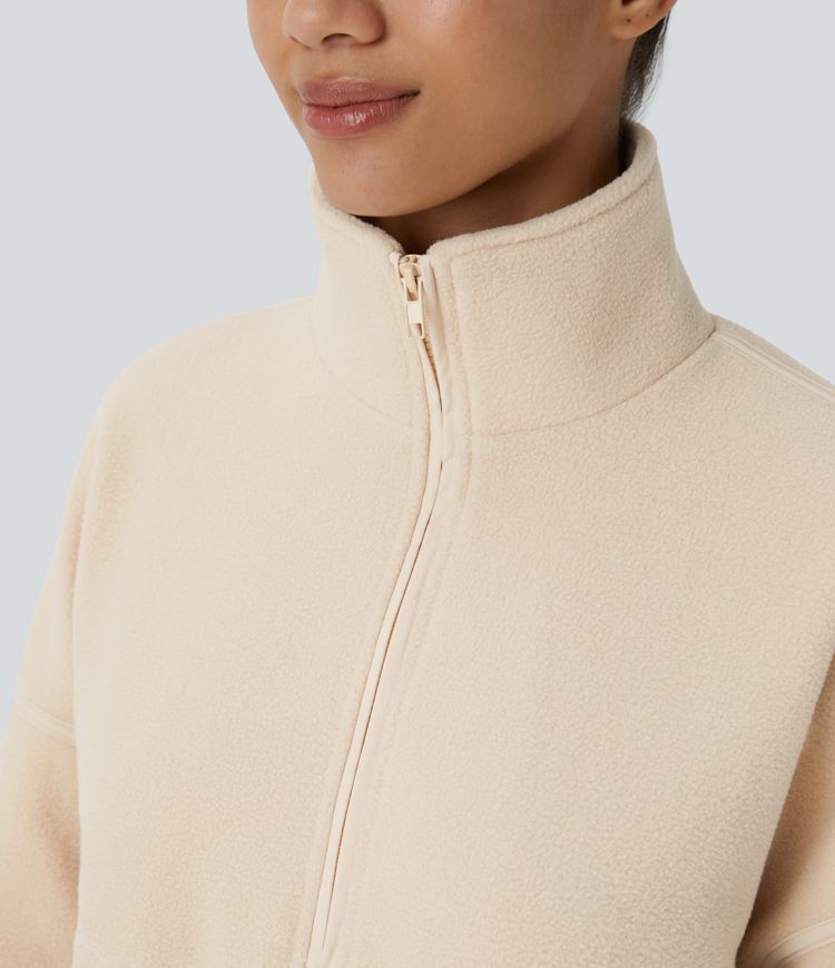 Relaxed fleece sweatshirt