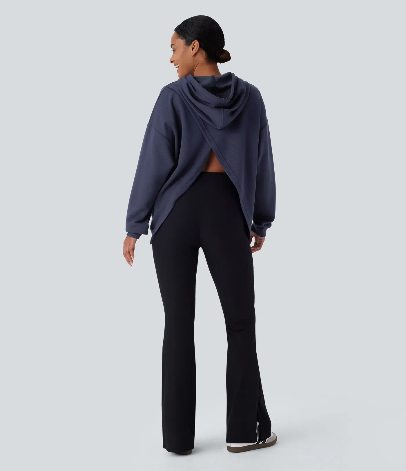 Crossover Hood Sweatshirt