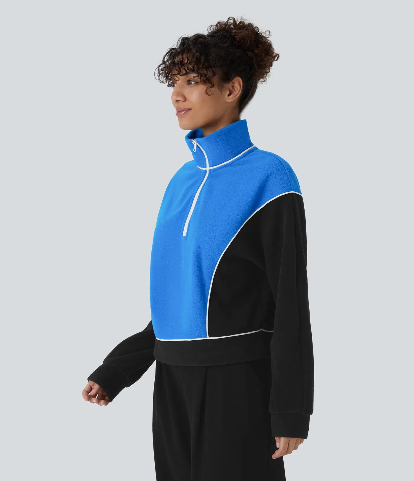Zip Block Fleece sweatshirt