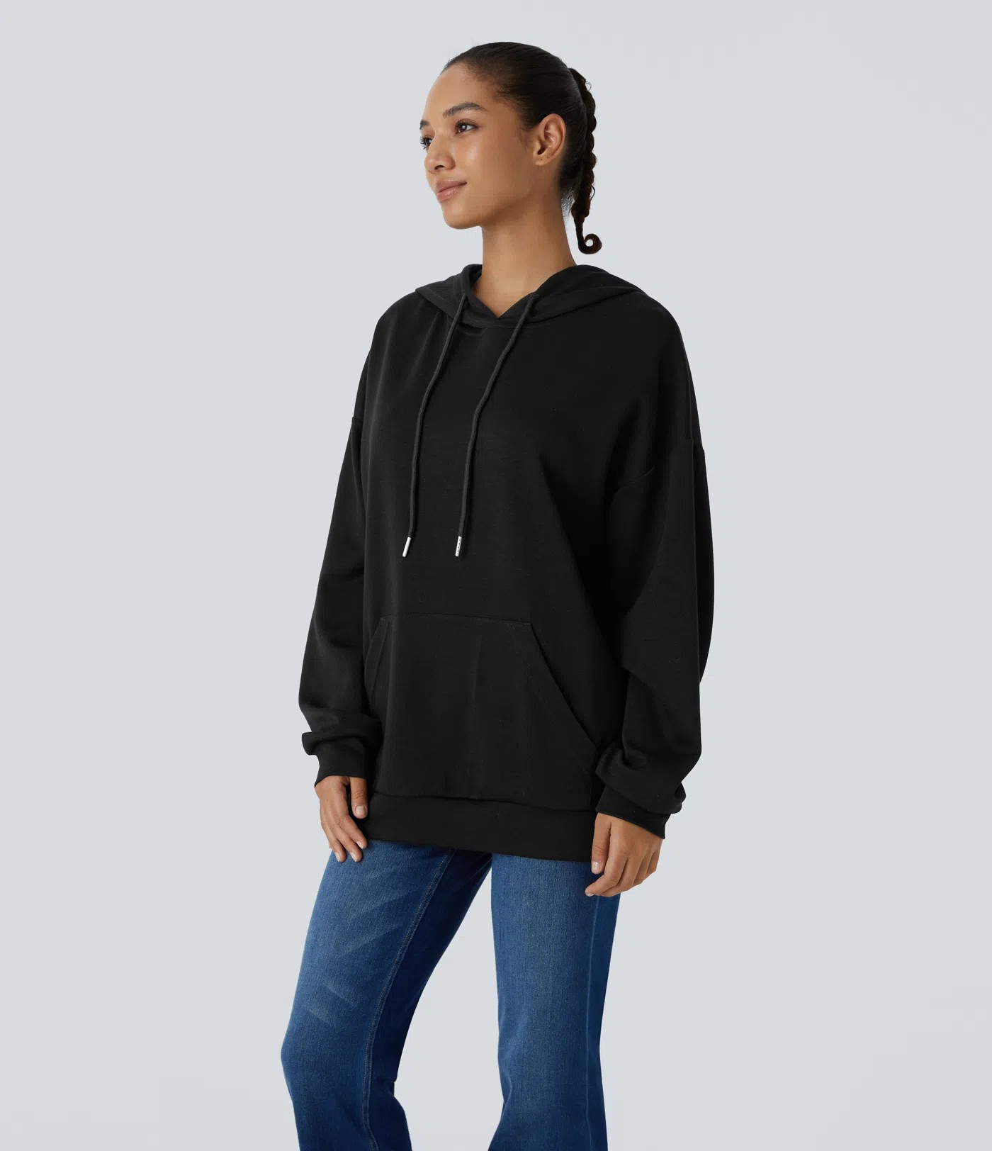 Crossover Hood Sweatshirt