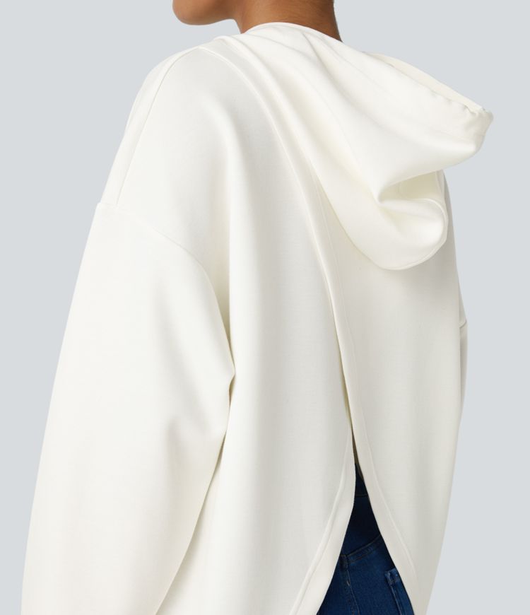 Crossover Hood Sweatshirt