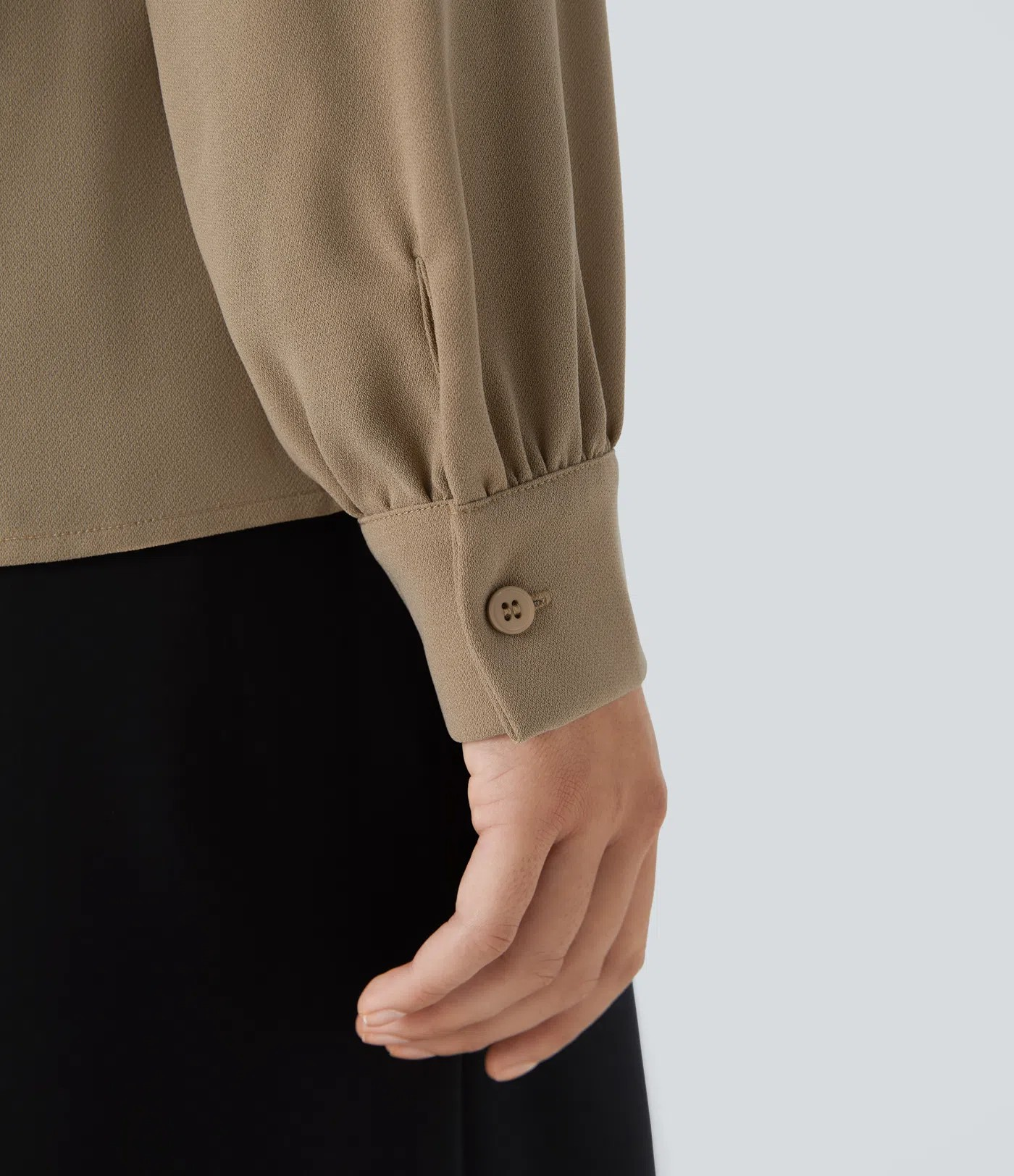 V-Pleat Blouse