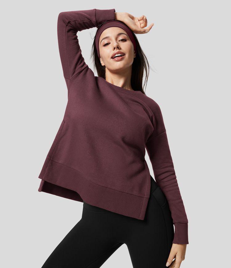 Cotton Crew Sweatshirt