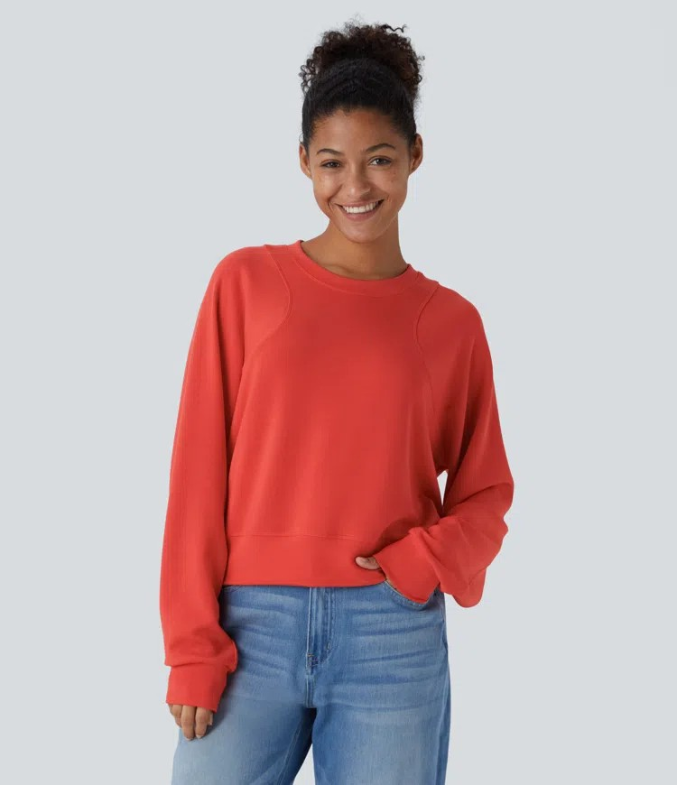 Raglan Crew Sweatshirt