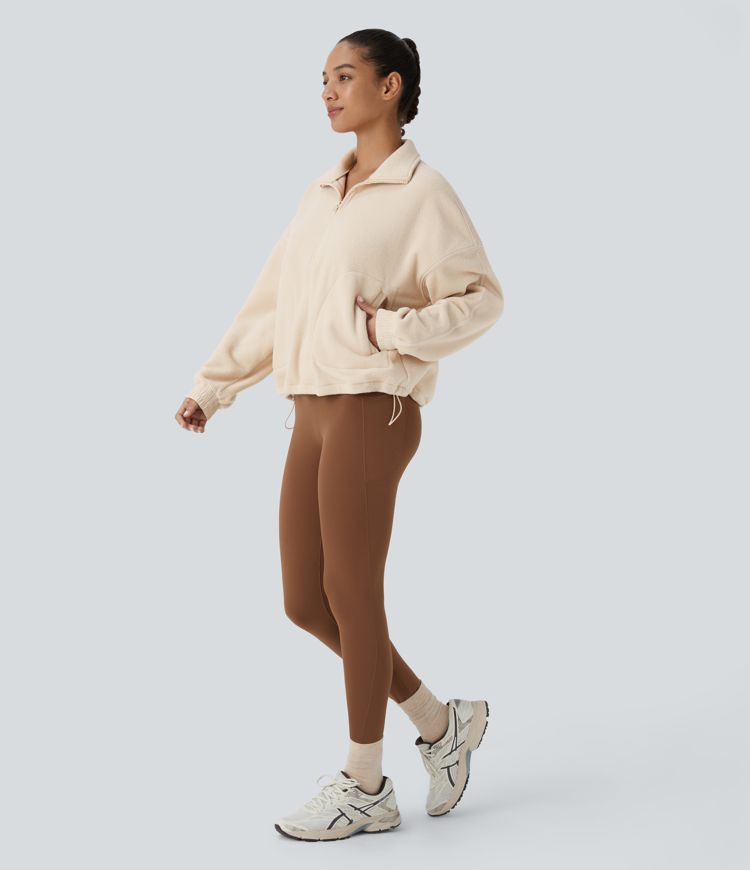 Relaxed fleece sweatshirt