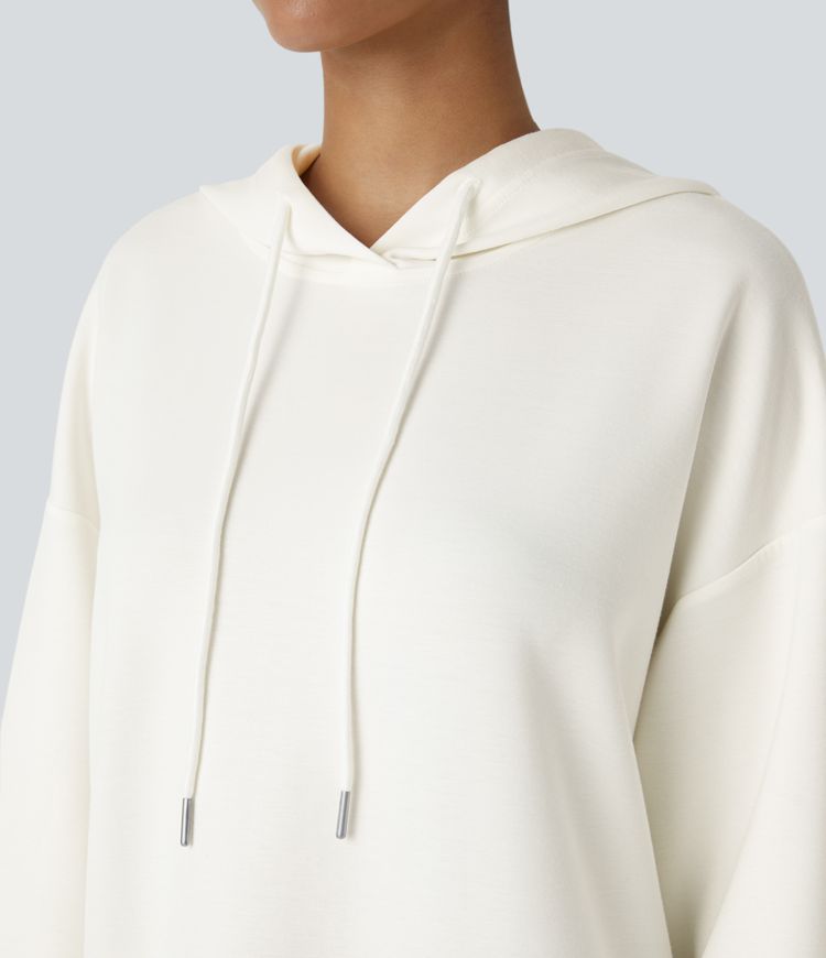 Crossover Hood Sweatshirt