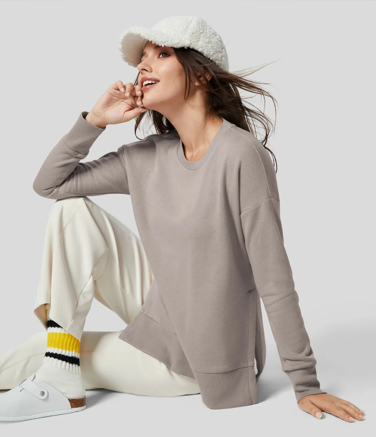 Cotton Crew Sweatshirt