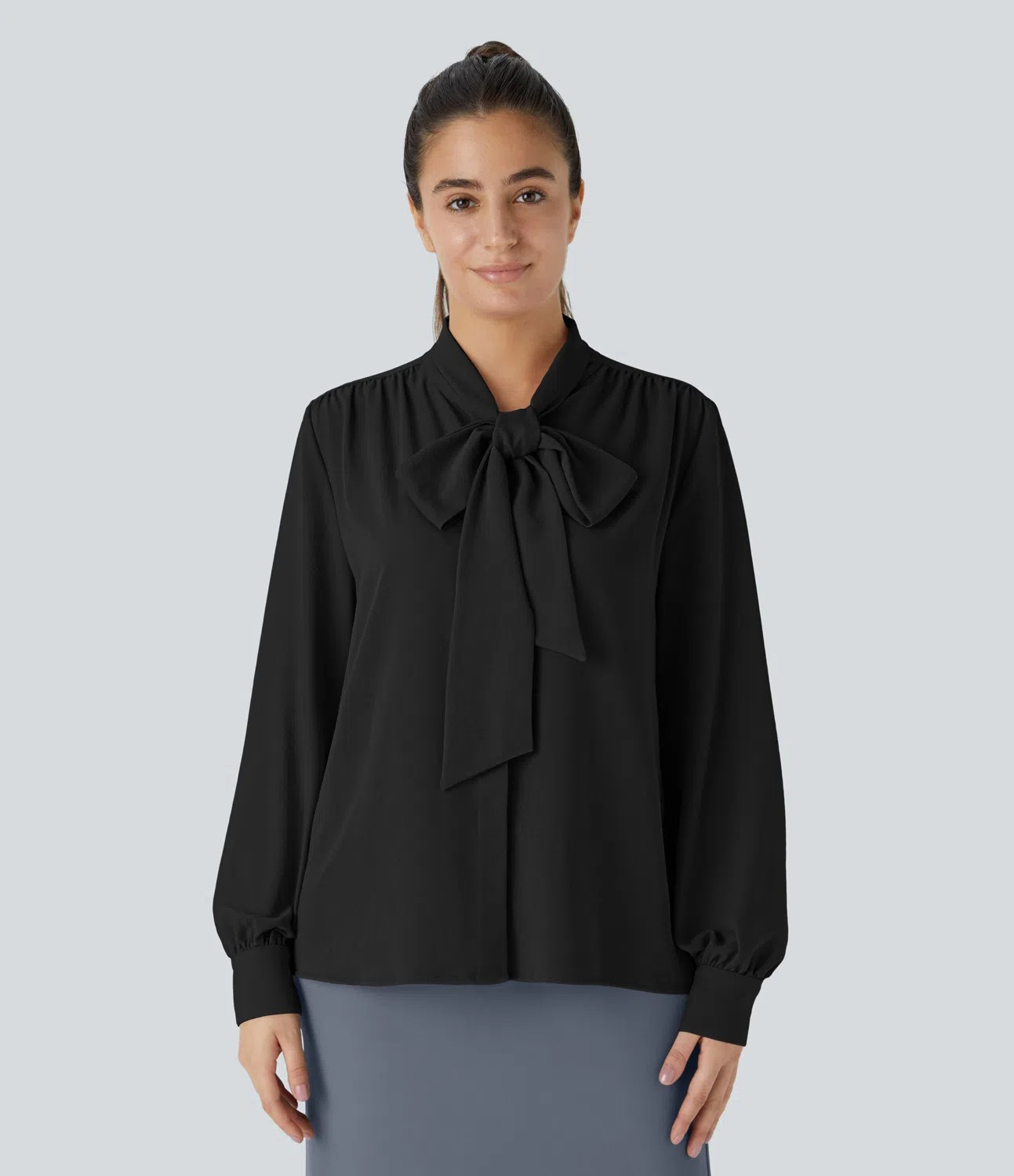 Pleat Placket Blouse