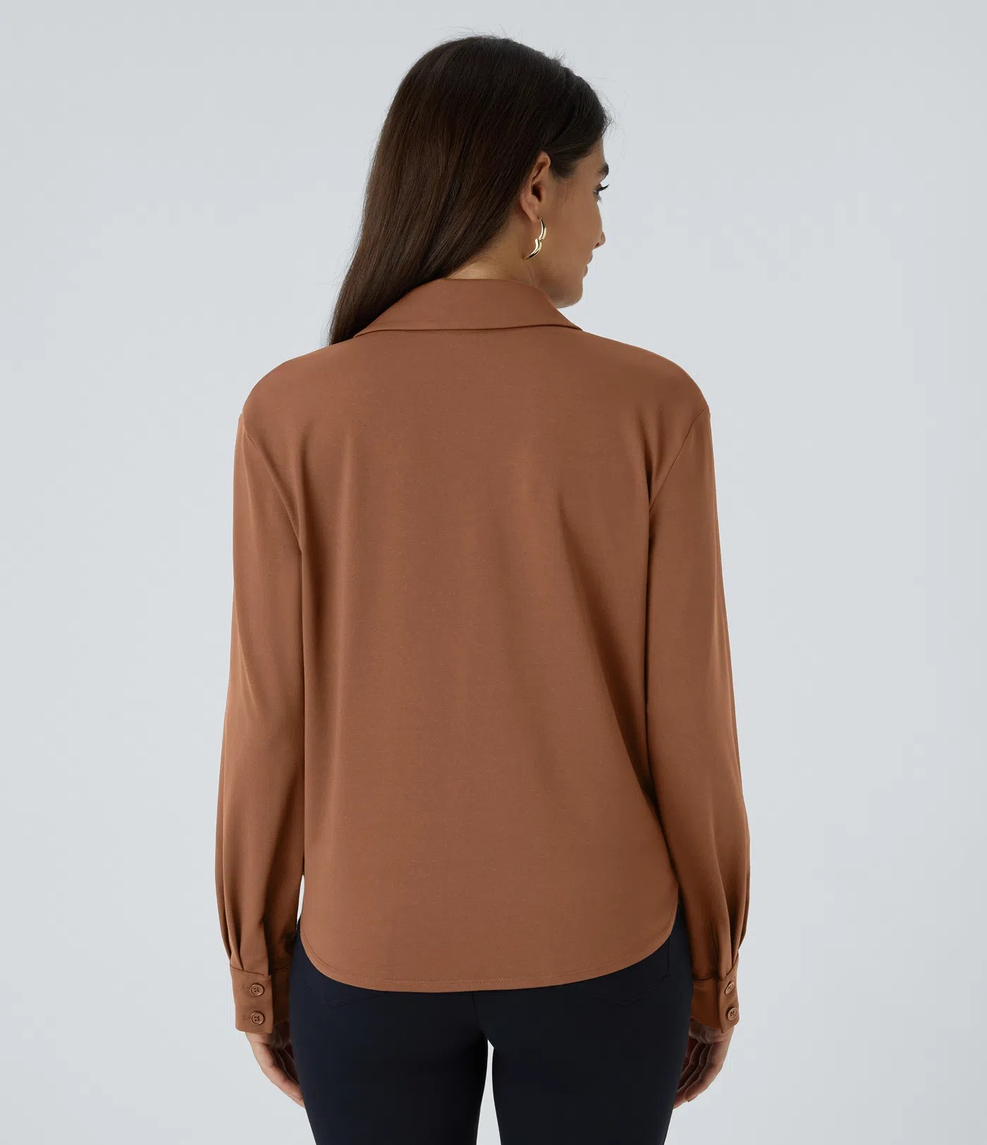 Lapel Crossover Shirt