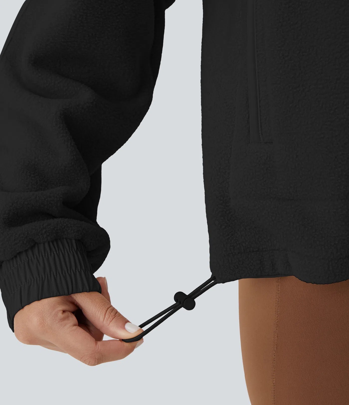 Relaxed fleece sweatshirt