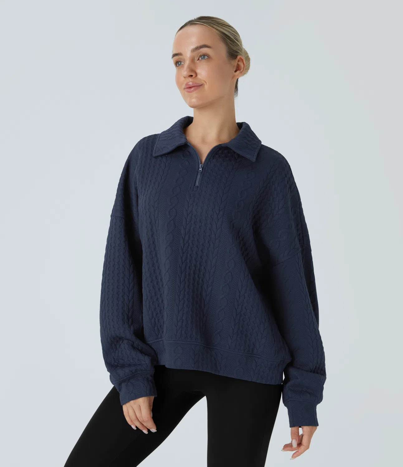 Casual knit sweatshirt