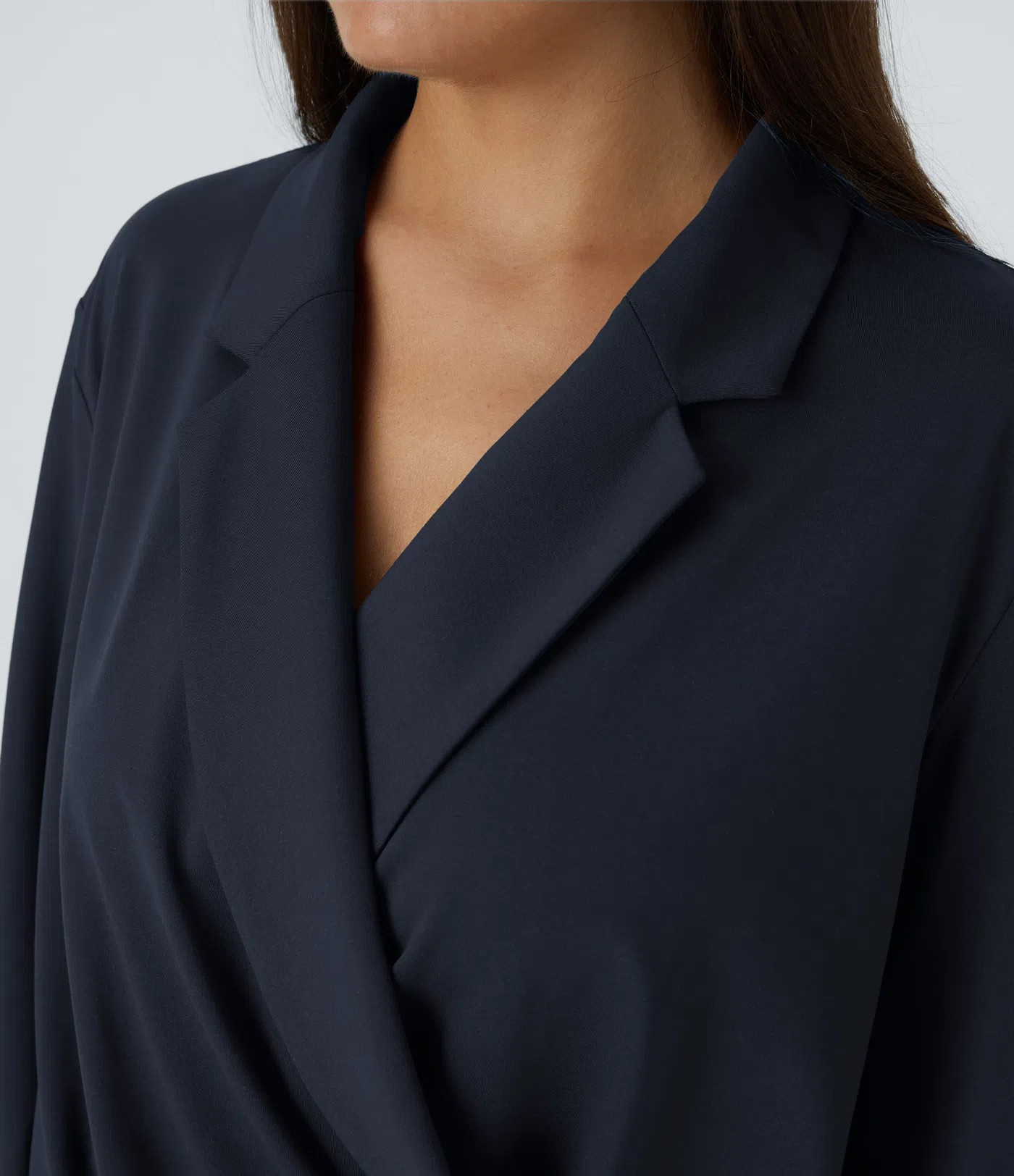Lapel Crossover Shirt