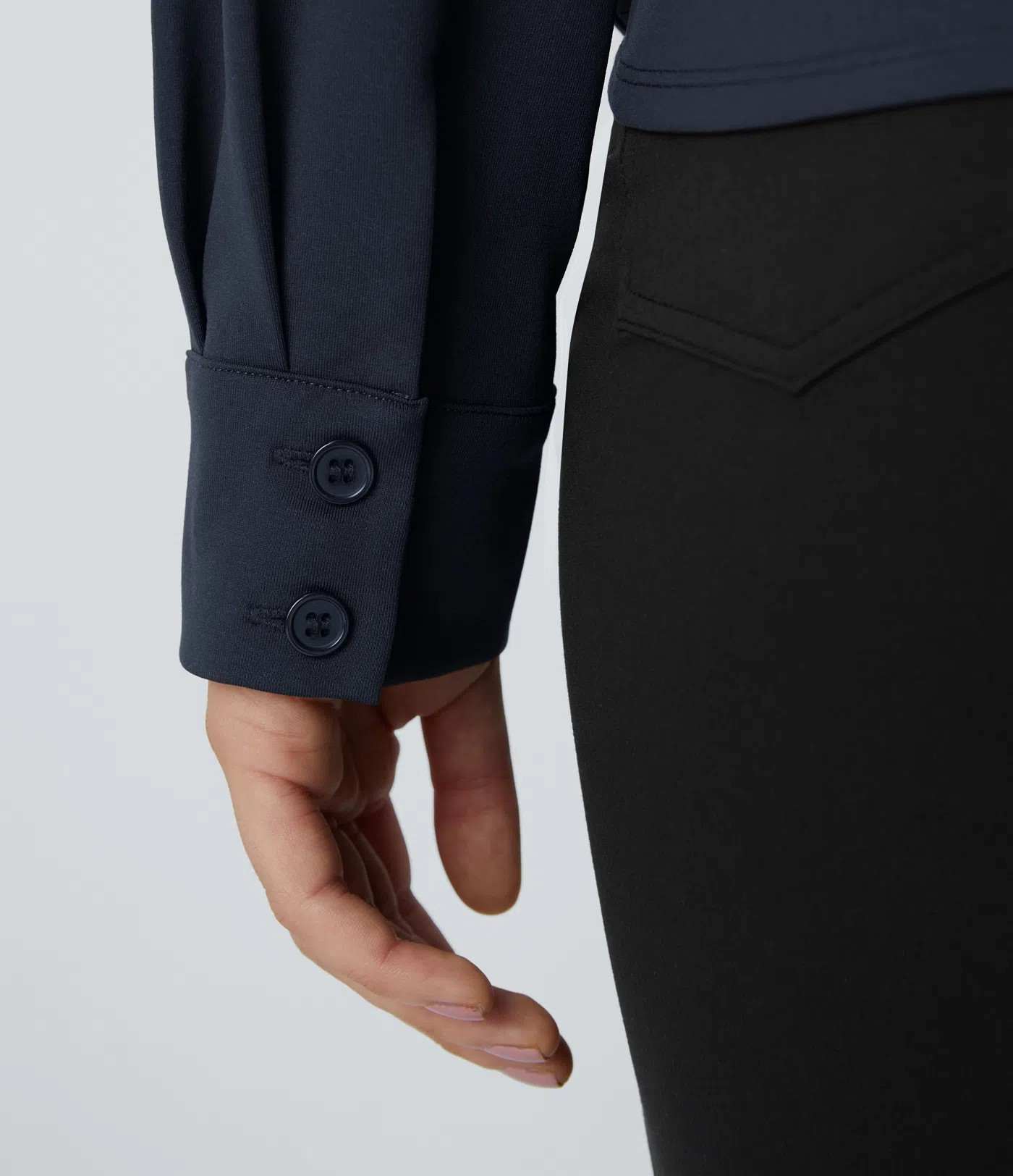 Lapel Crossover Shirt