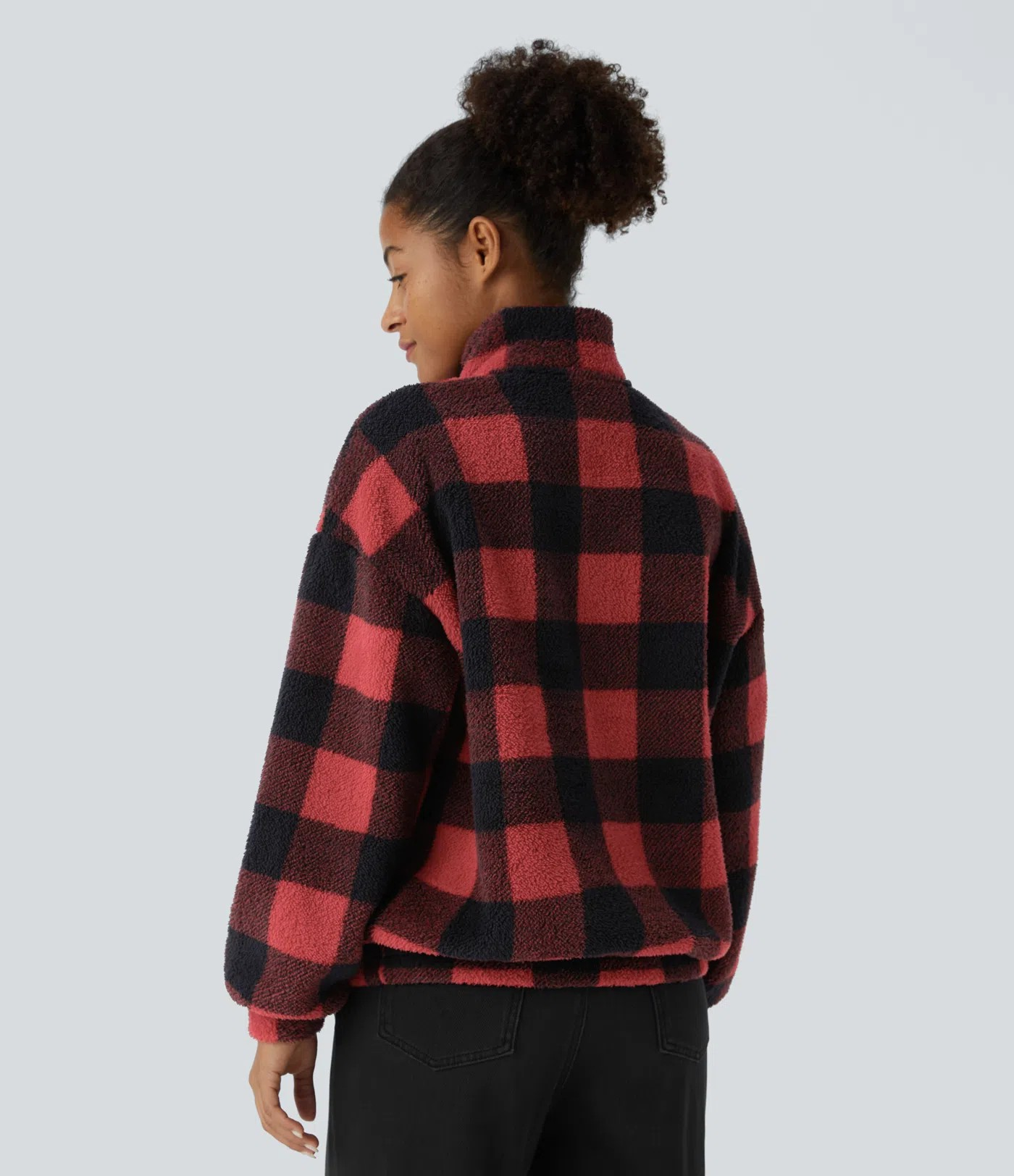 Casual fleece sweatshirt