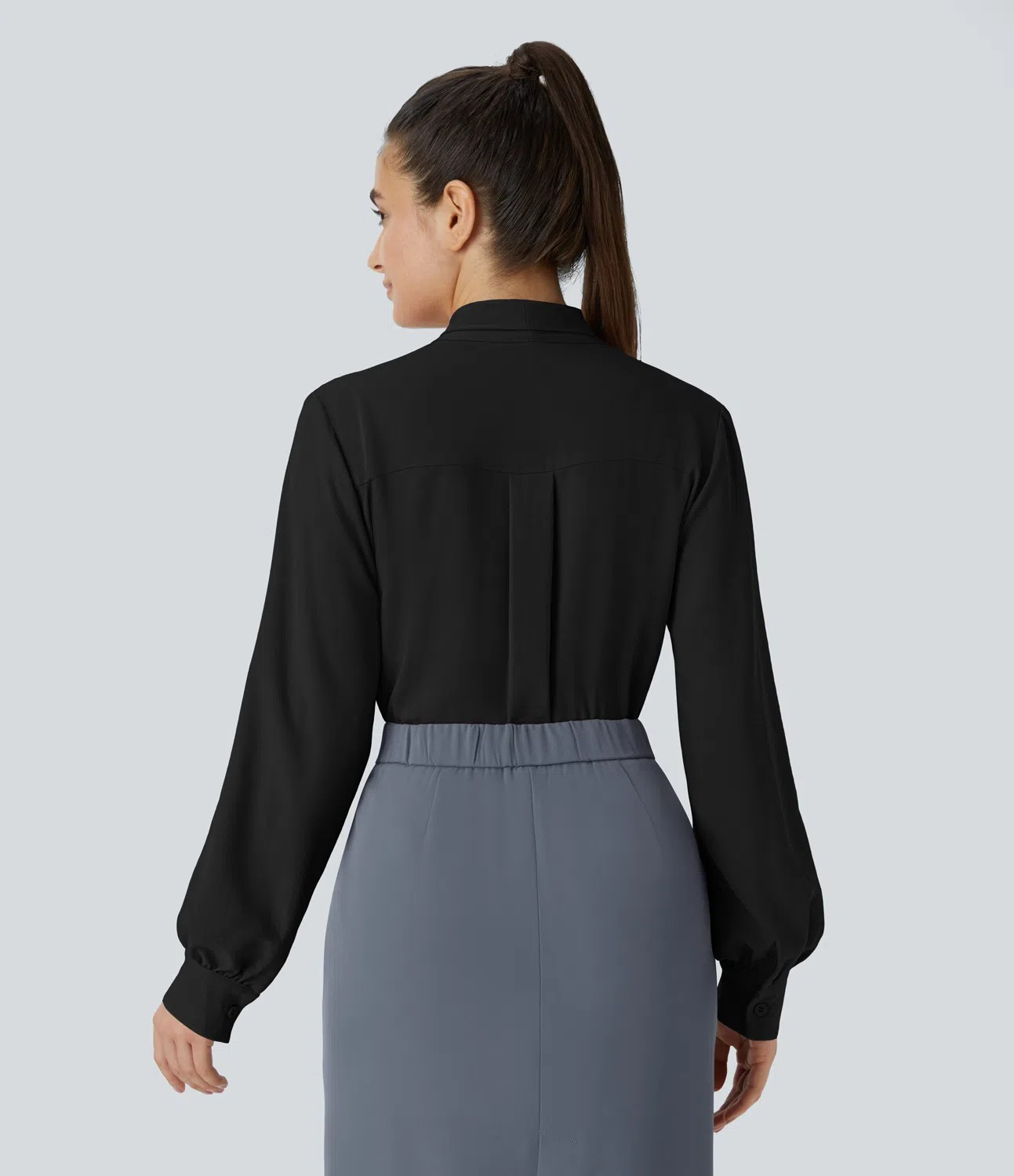 Pleat Placket Blouse