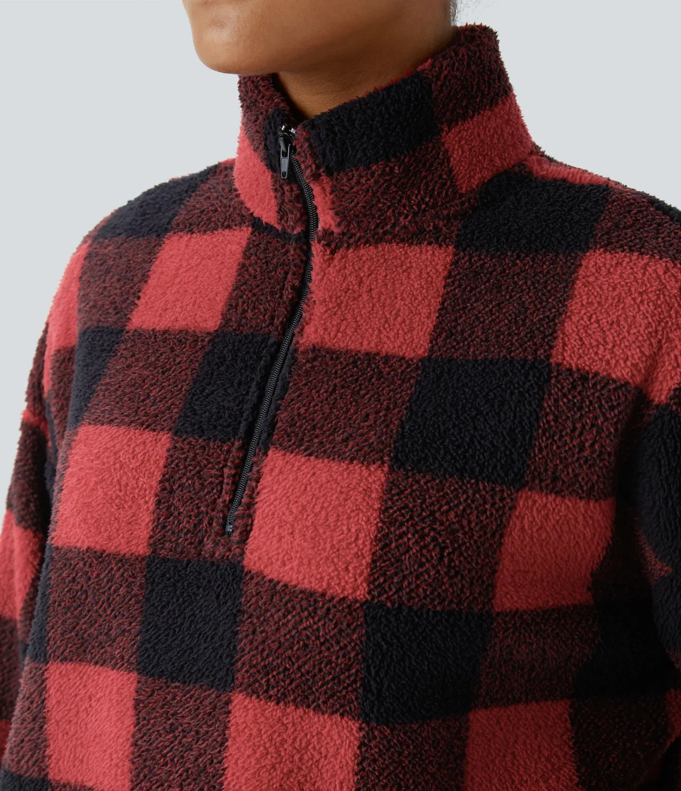 Casual fleece sweatshirt