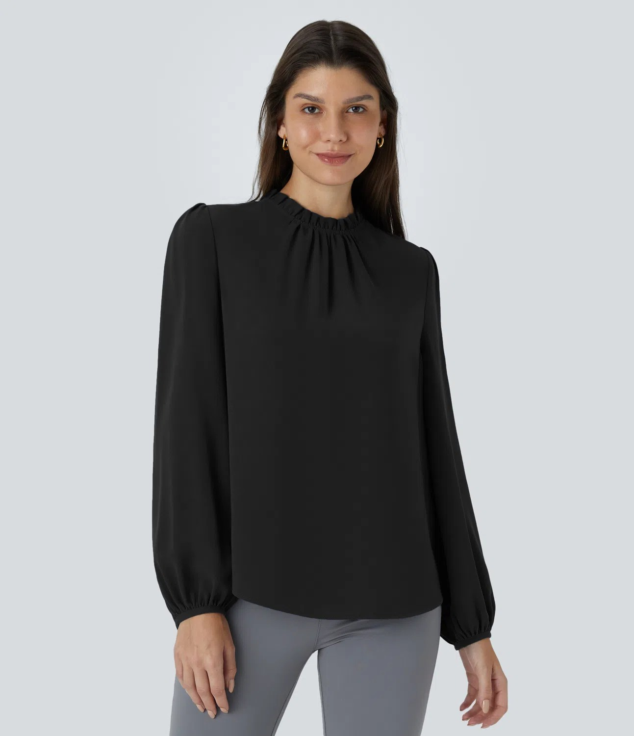 RufflePleat Blouse