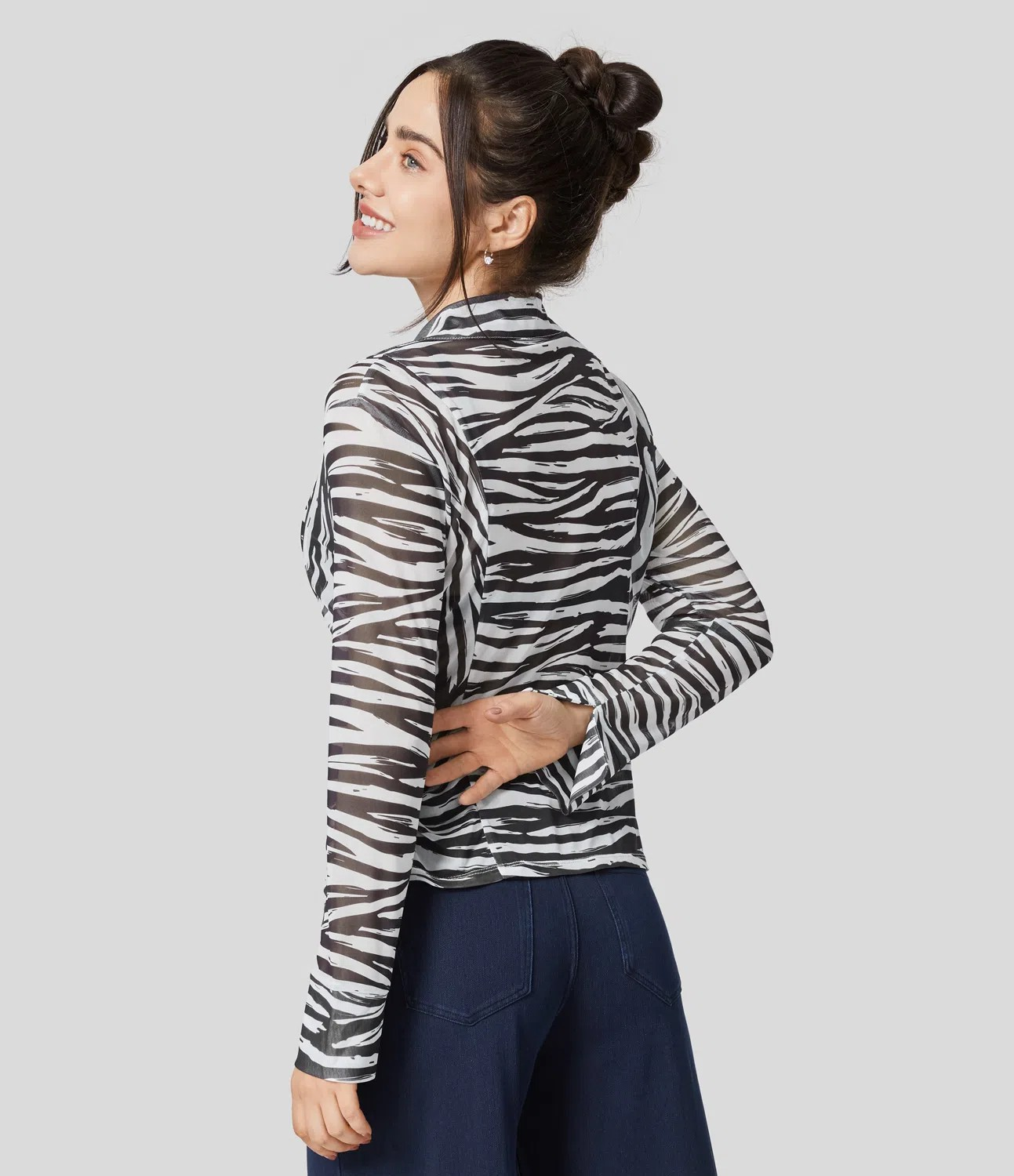 Ruffle Print Shirt