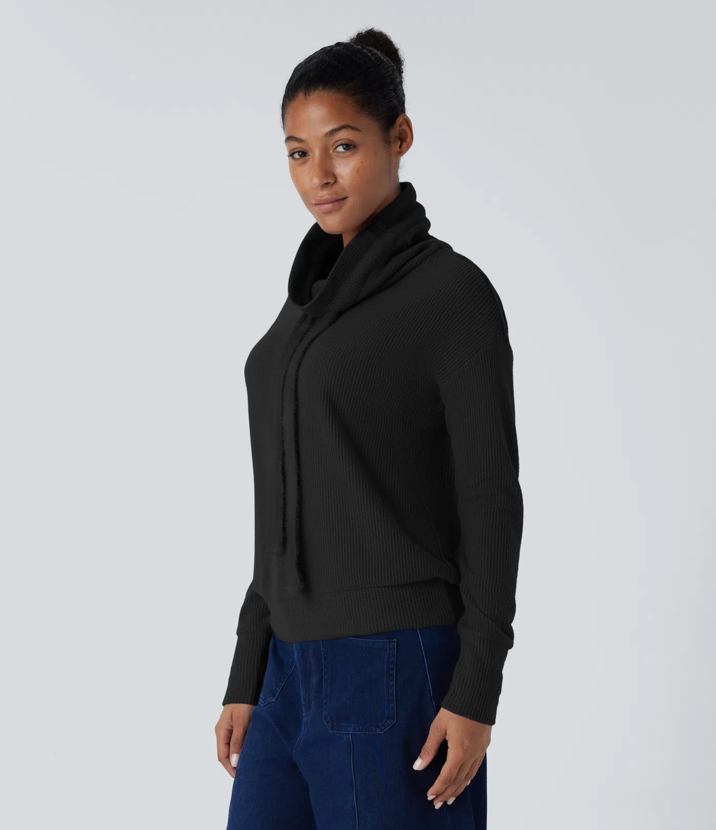 Cowl Drop Sweatshirt