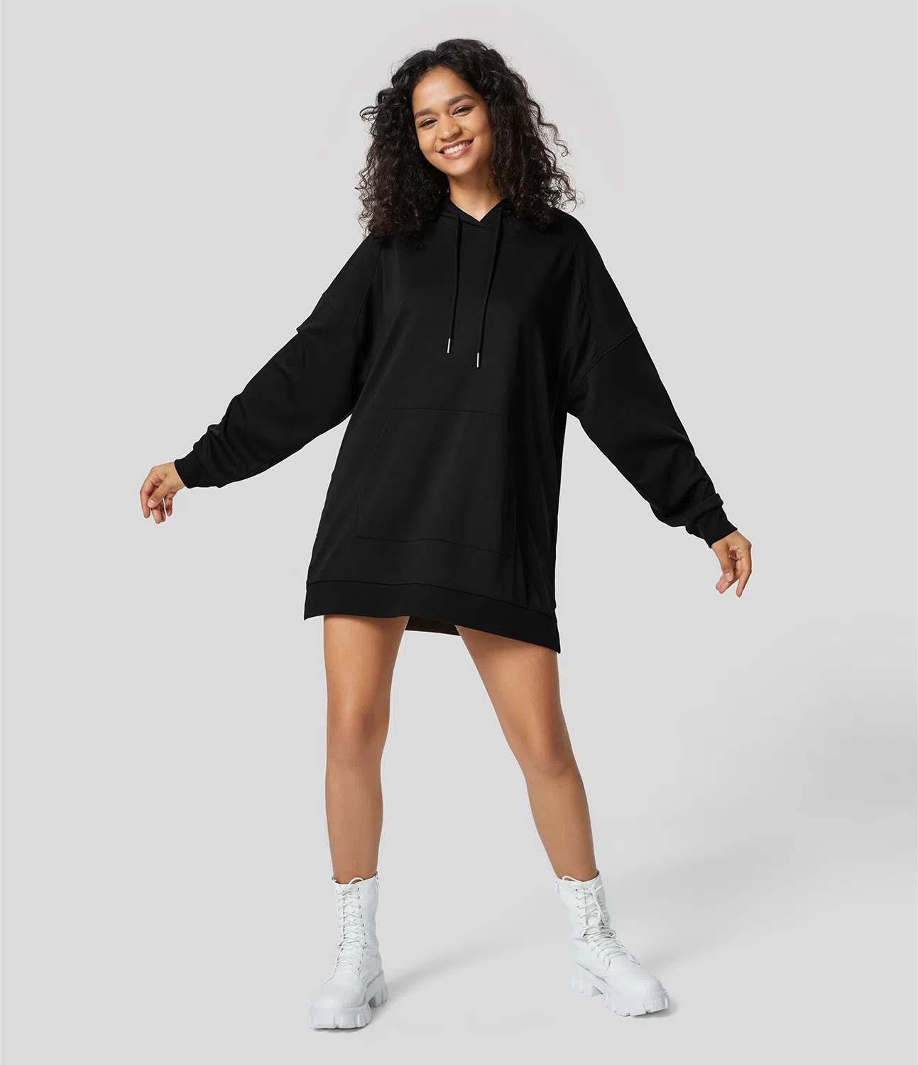 Rib Snap Hoodie sweatshirt
