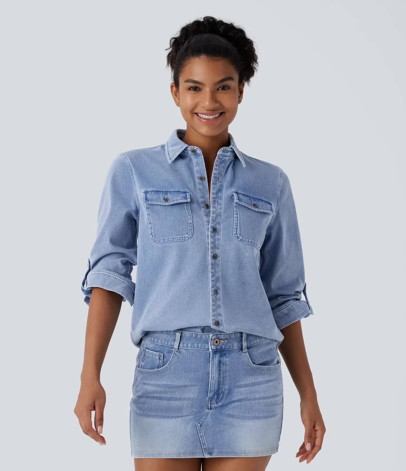 Denim Button Shirt