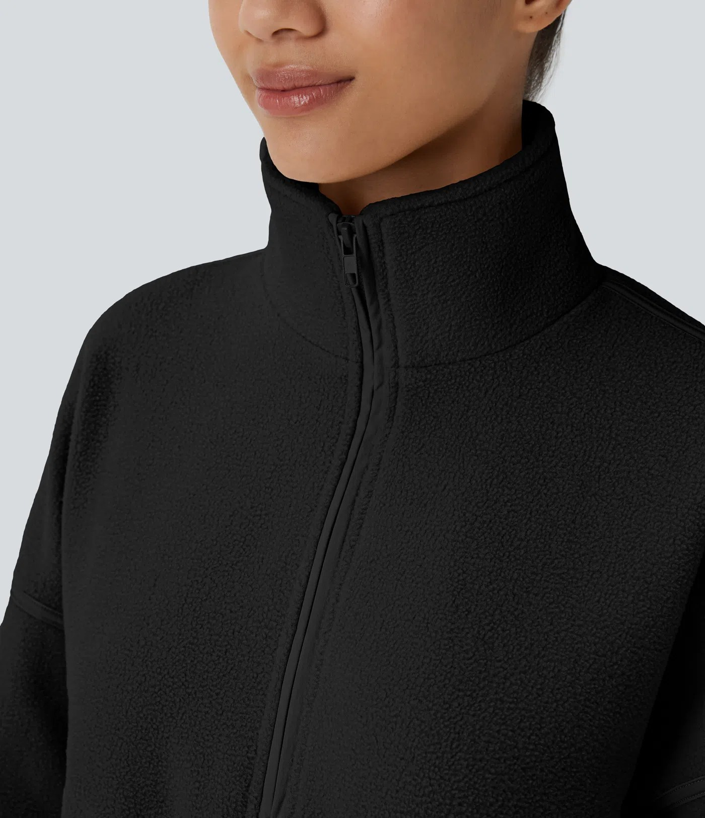 Relaxed fleece sweatshirt