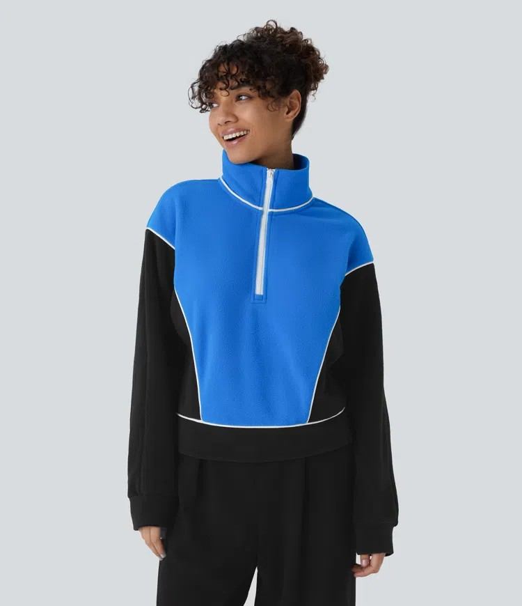 Zip Block Fleece sweatshirt