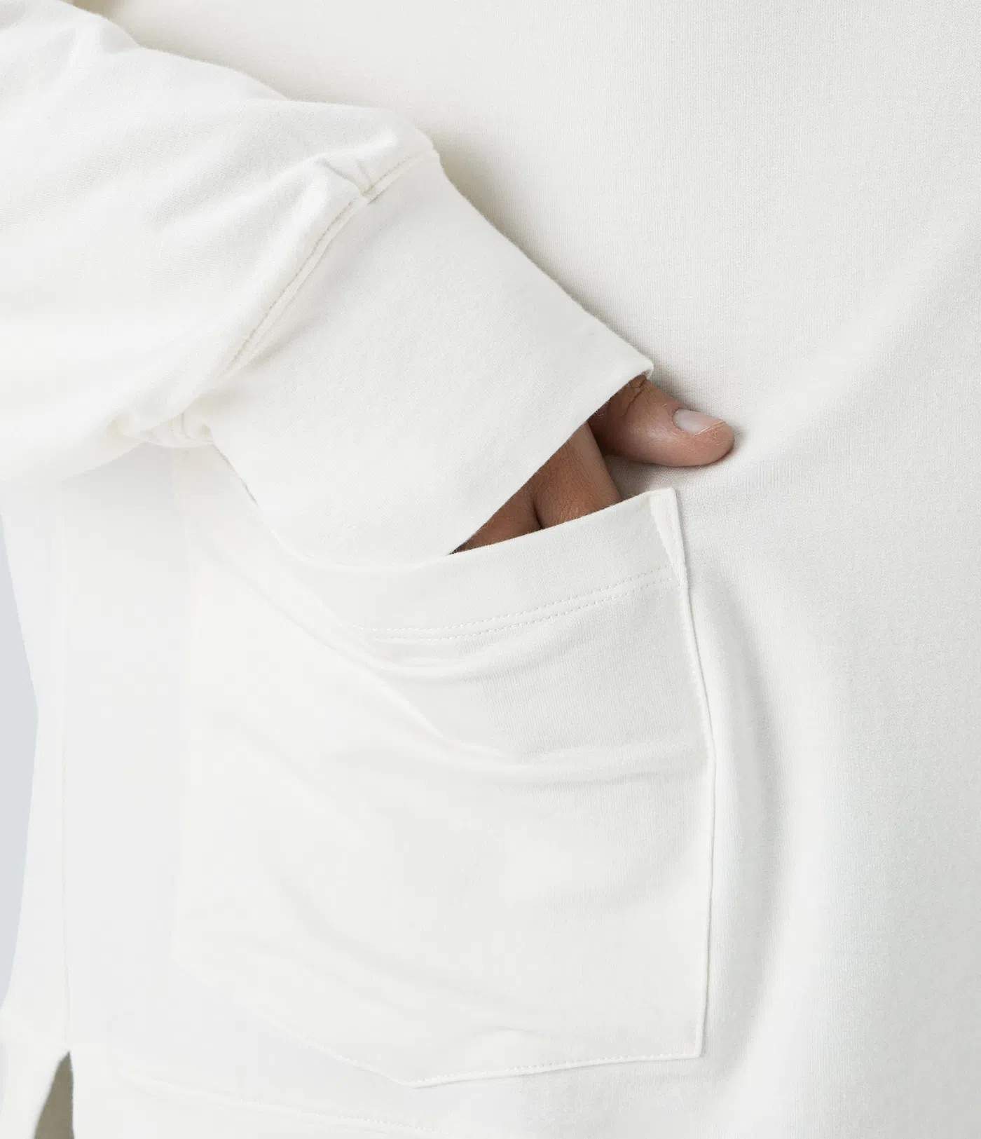 High low sweat shirt