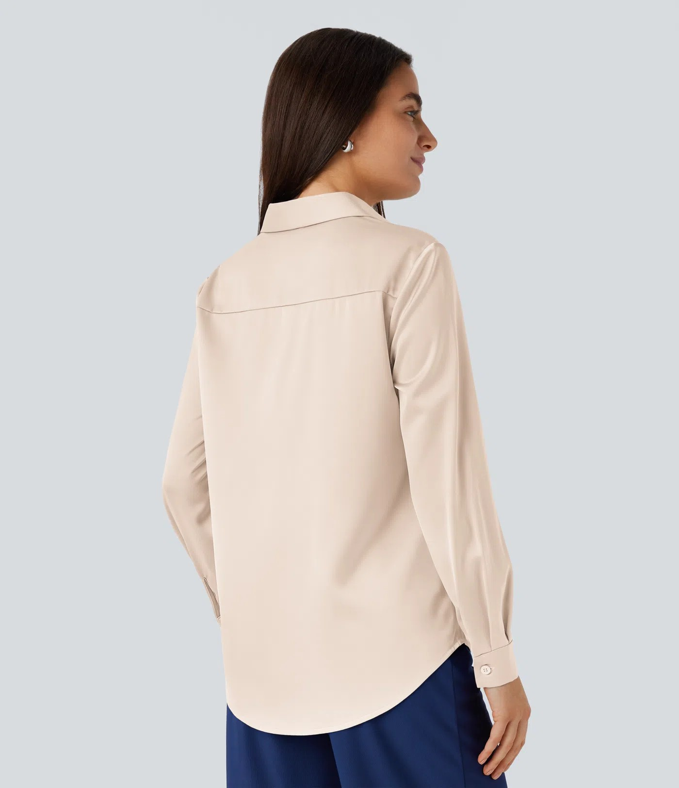 Satin work shirt