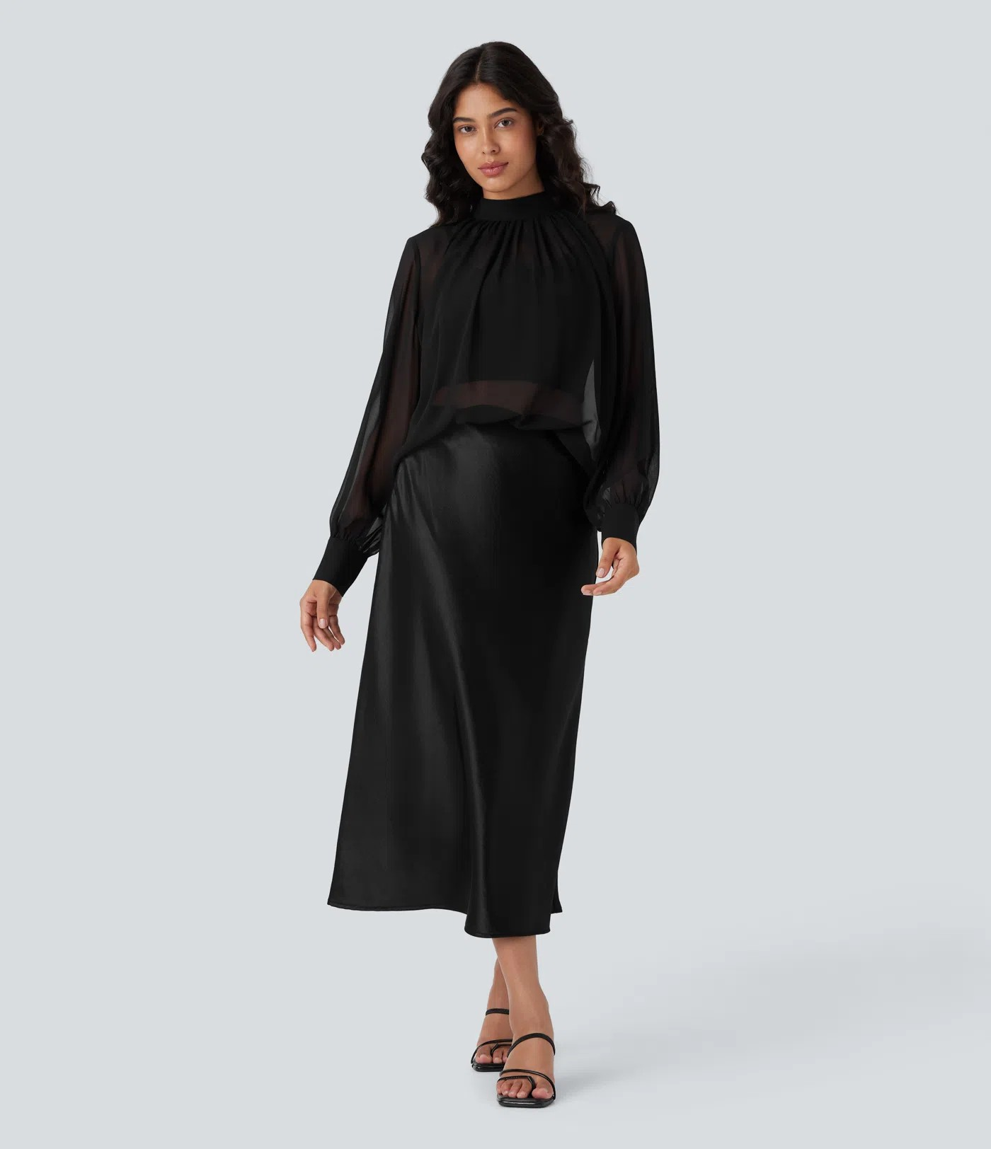 Clear Stand Blouse