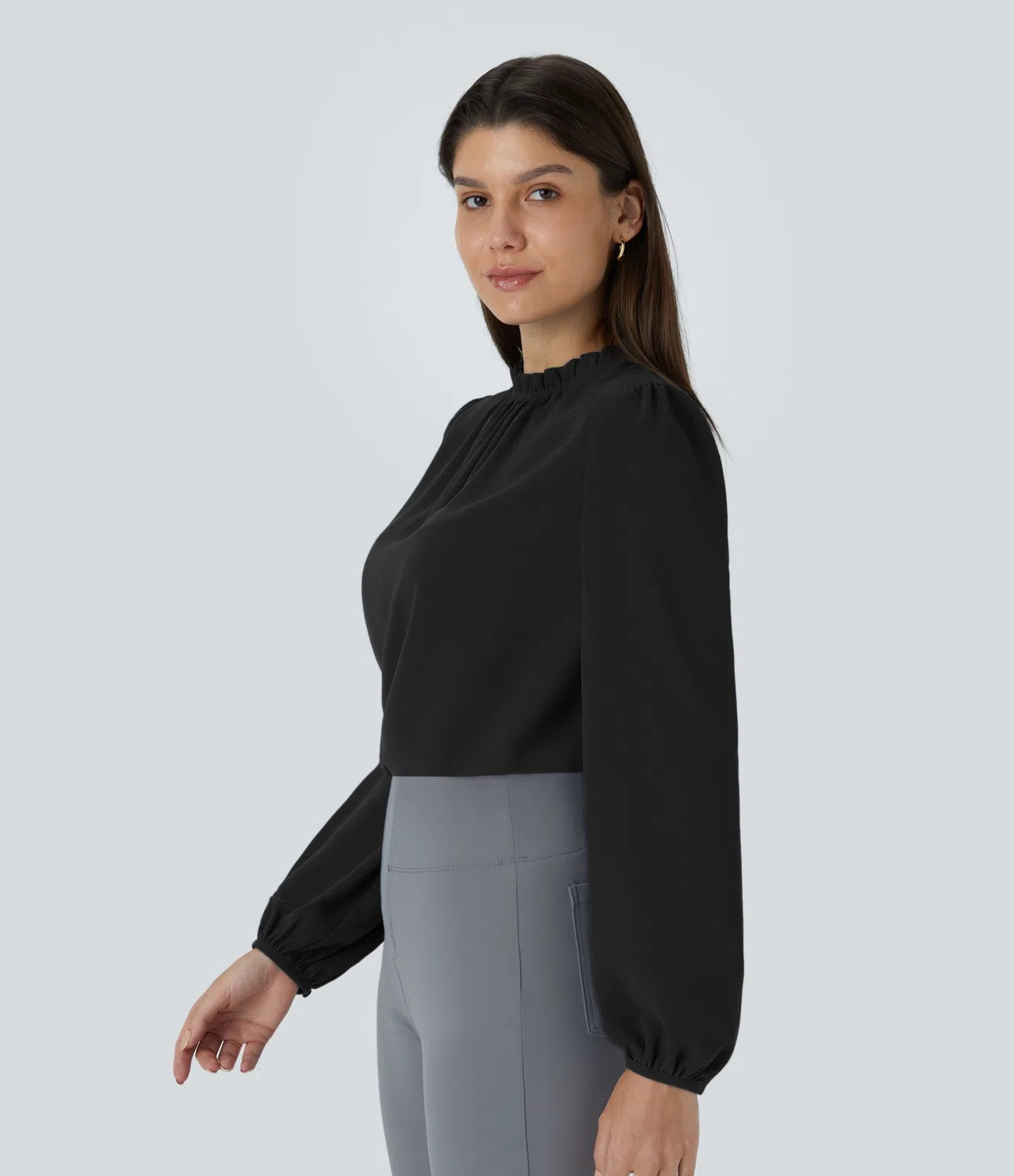 RufflePleat Blouse