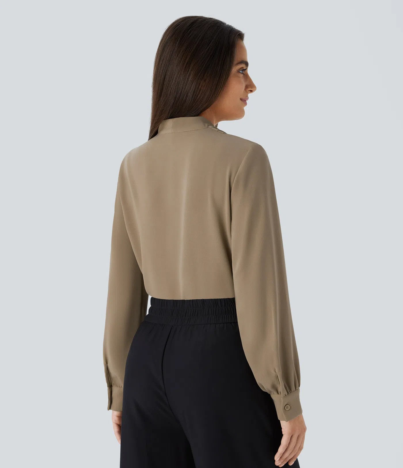 V-Pleat Blouse