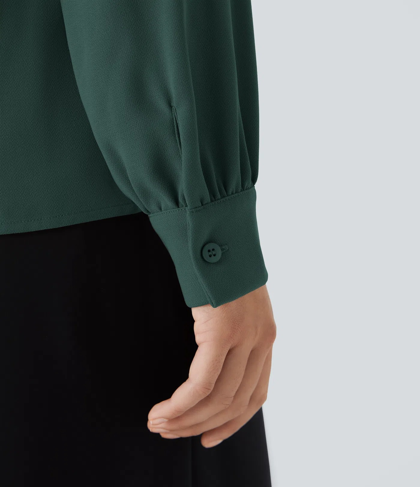 V-Pleat Blouse