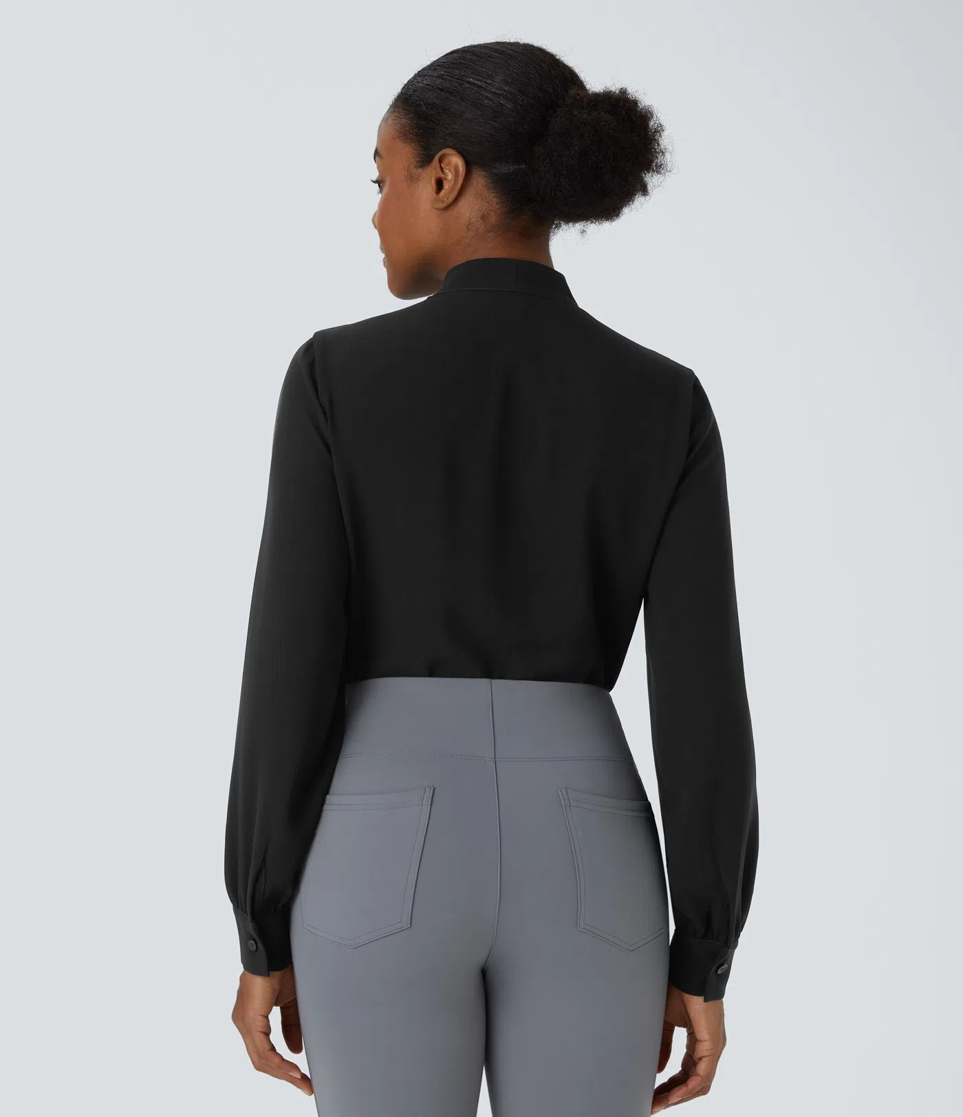V-Pleat Blouse