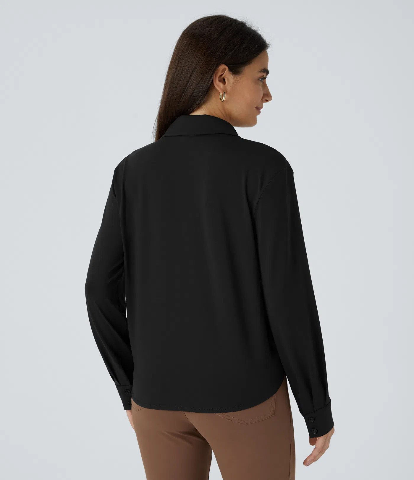 Lapel Crossover Shirt