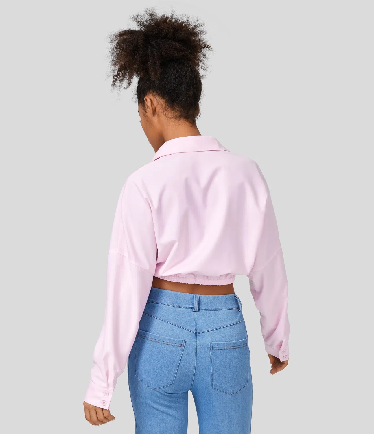 Cropped casual shirt