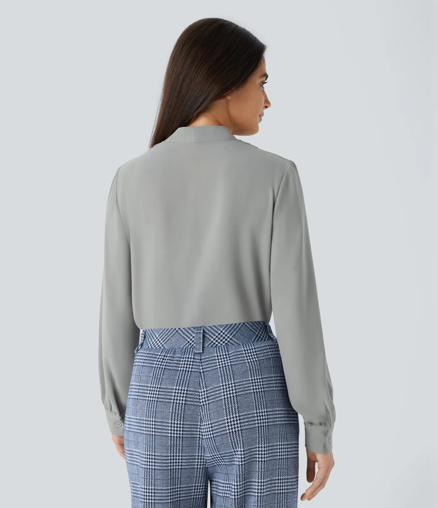 V-Pleat Blouse
