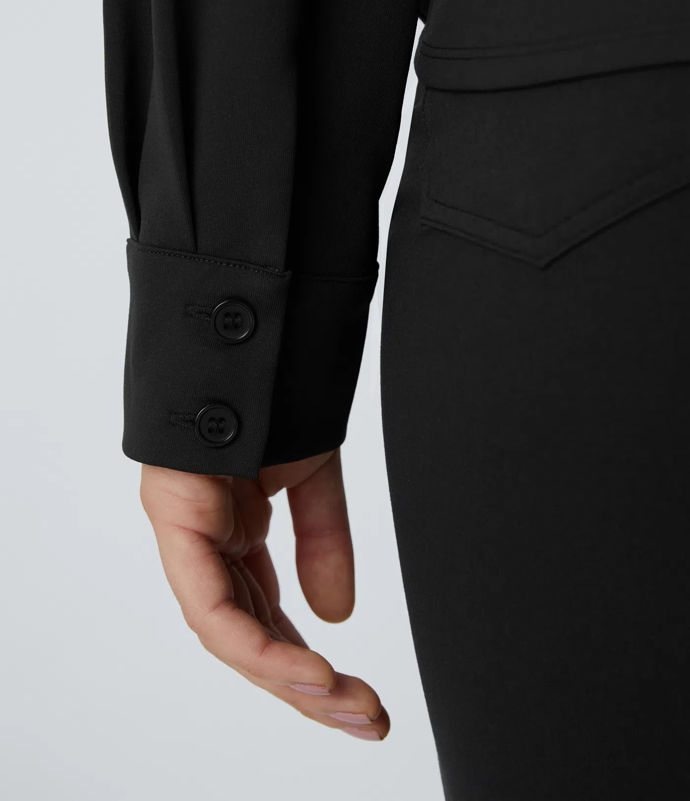 Lapel Crossover Shirt