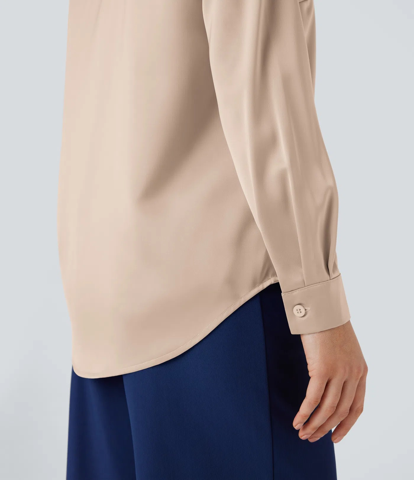 Satin work shirt