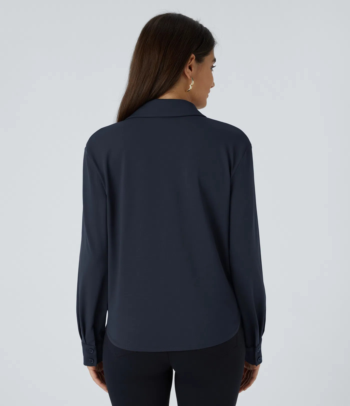 Lapel Crossover Shirt