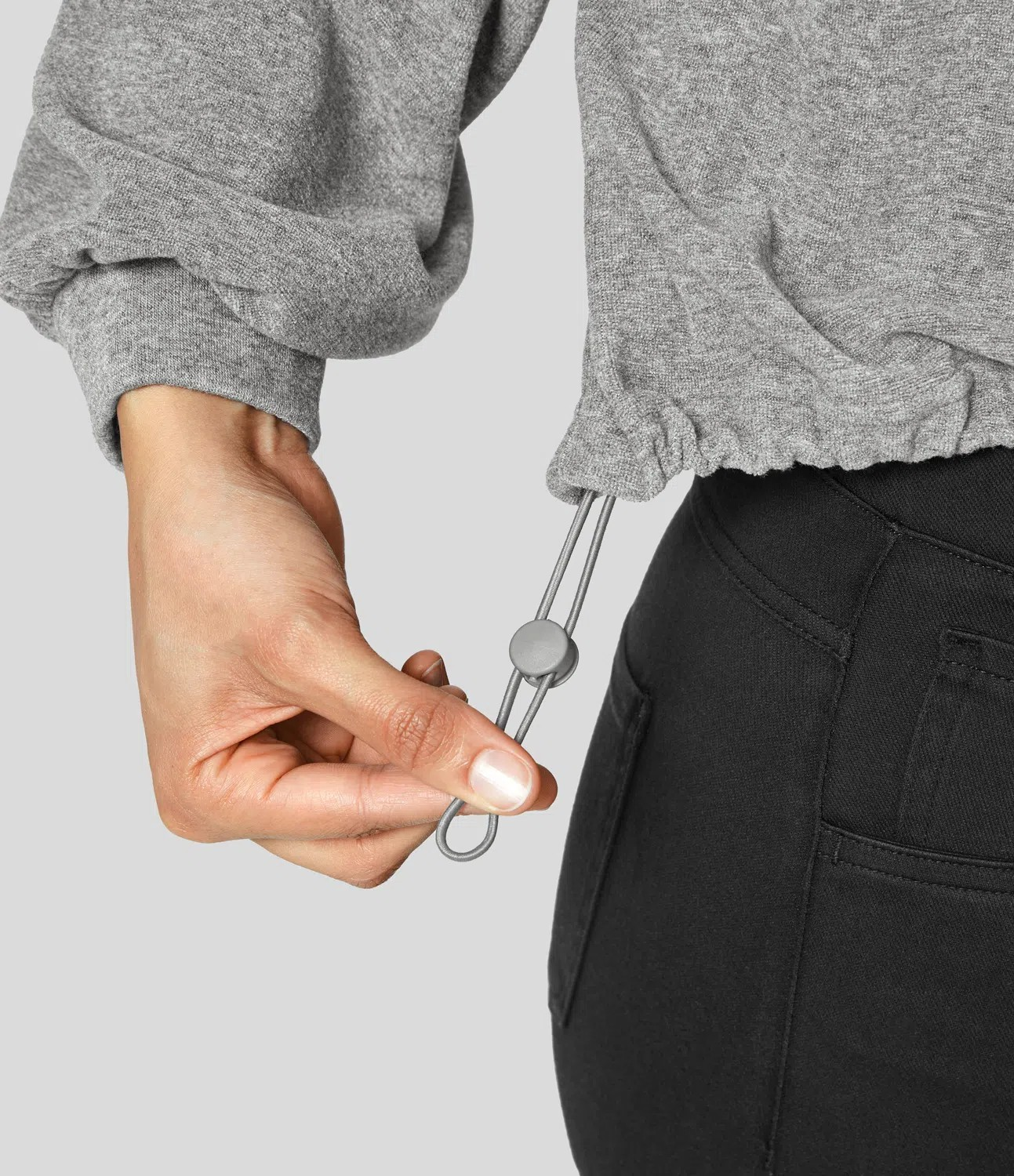 Button Raglan Sweatshirt